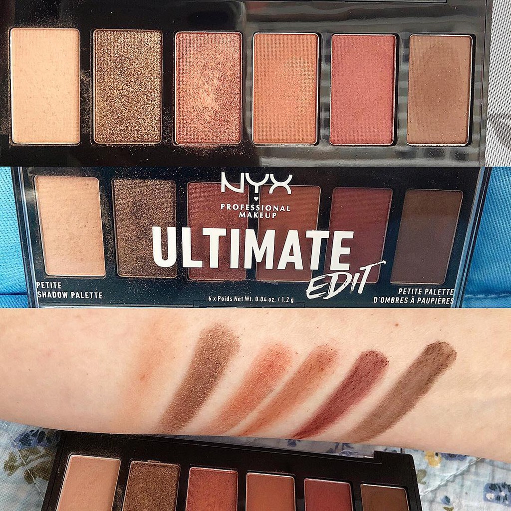 Phấn Mắt Nyx Ultimate Edit Petite Shadow Palette (Hộp 6 ô)