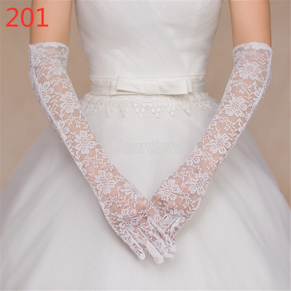 Bride Wedding Long Gloves Lace Gloves dress Accessories Short Gloves