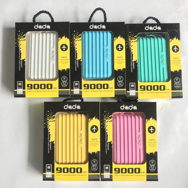 Sạc dự phòng kiểu dáng chiếc vali mini - 9000 mAh - Bảo hành 15 ngày