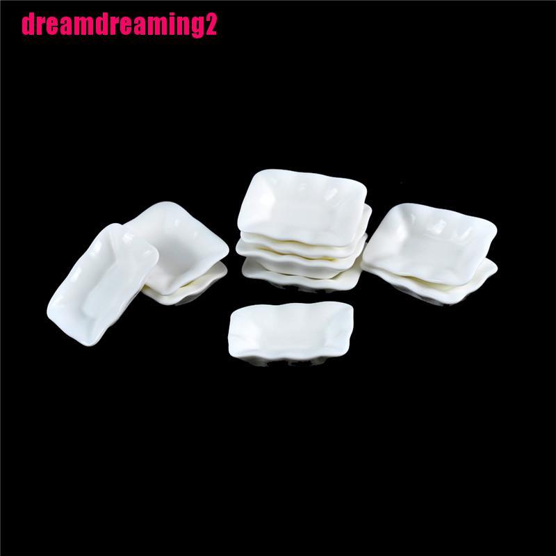 Bộ 10 Đĩa Mini Đựng Thức Ăn Thiết Kế Dễ Thương