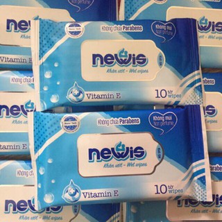 Khăn ướt newwis 10 tờ/ 20 tờ