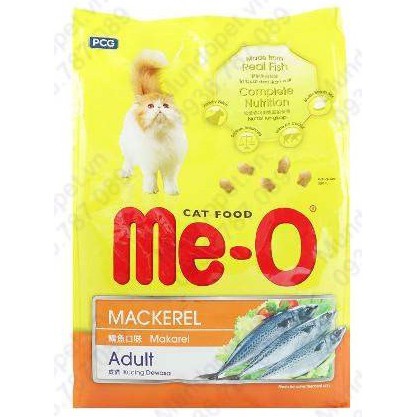 THỨC ĂN MÈO LỚN Me-O Dạng hạt Vị cá thu Túi 1.2kg Xuất xứ Thái Lan - Pet shop Uytinpro