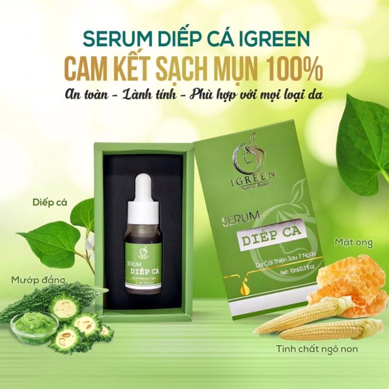 SERUM DIẾP CÁ GIẢM MỤN IGREEN