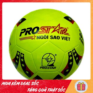 Quả bóng đá Prostar cao su số 4 và số 3, giao màu ngẫu nhiên - Quả bóng giá rẻ chất liệu cao su, có kèm kim bơm và lưới