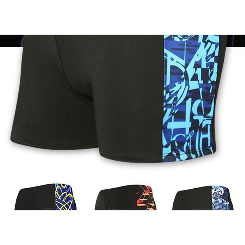[Size 2XL]Quần Bơi Nam Dạng Đùi Họa Tiết 2 Bên Hông Đủ Size Chất Thun Co Giãn 4 Chiều Chống Thấm Nước QN003