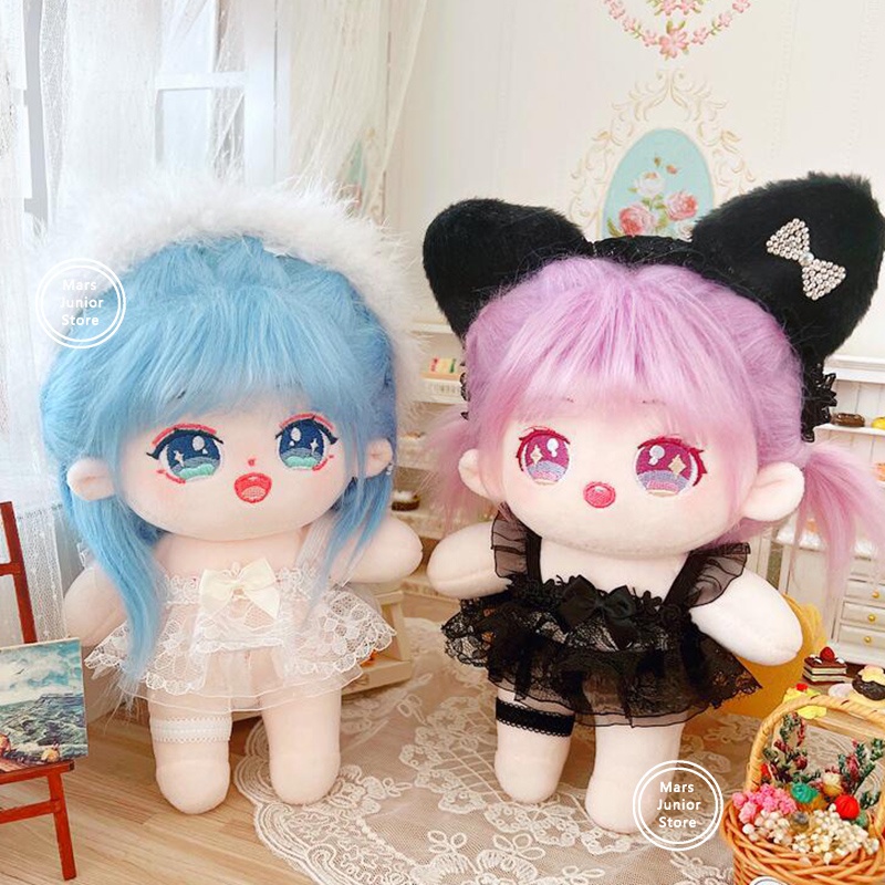 Búp Bê Nhồi Bông 20CM Màu Trắng Đen Gợi Cảm