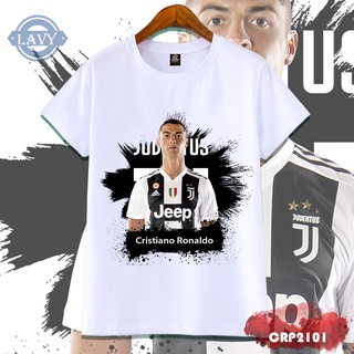 Áo thun nam cổ tròn in hình Ronaldo CR7, áo phông unisex nam nữ vải cotton co giãn chất lượng cao | CRP2101-TT01