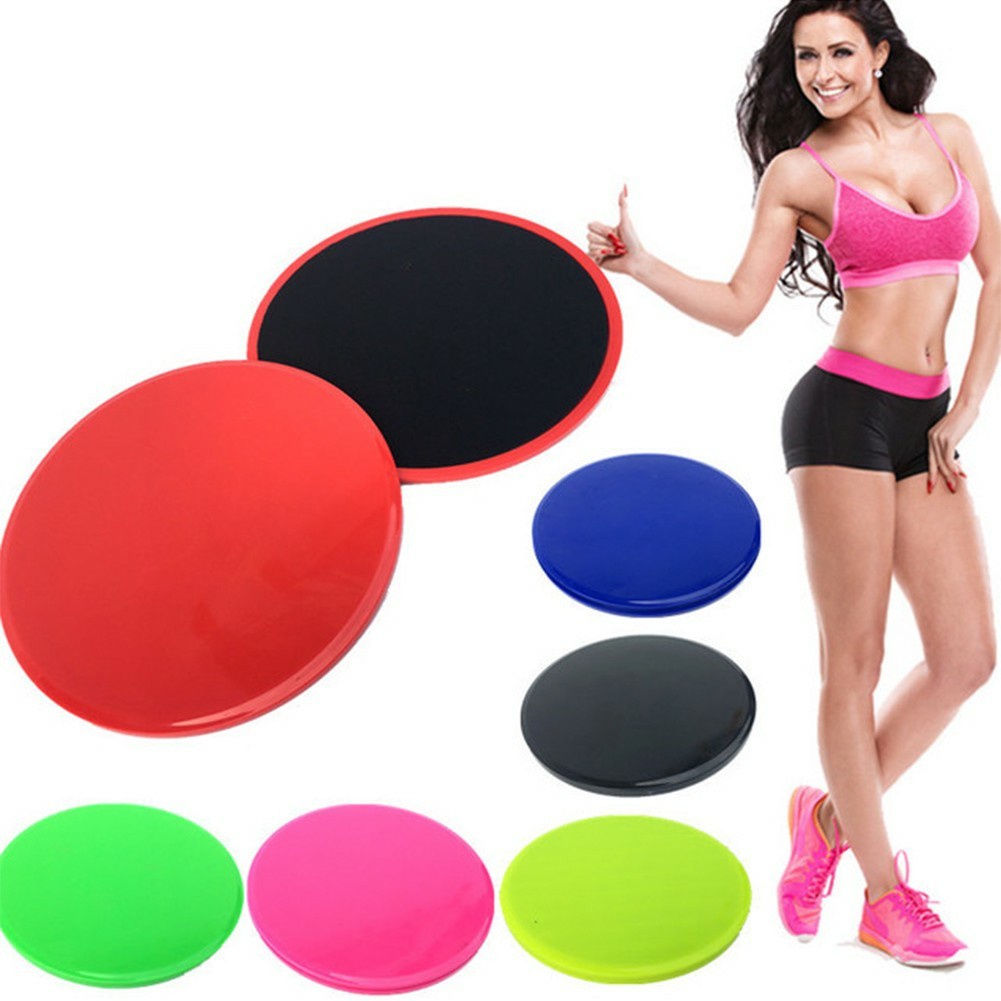 Đĩa Trượt Tập Yoga, Gym Tại Nhà Loại Tròn Nhựa ABS Và Xốp Cao Cấp (1 cặp) YO45