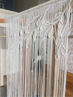 Rèm trang trí cửa macrame
