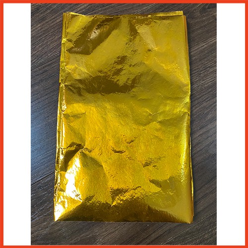 Giấy Trang Kim Kích Thước 42*26cm dùng để gói cốt thất bảo, tượng, bát nhang...