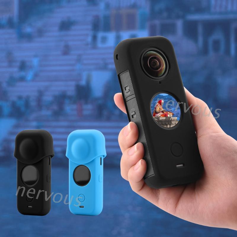Ốp silicon bảo vệ ống kính Insta360 One X2