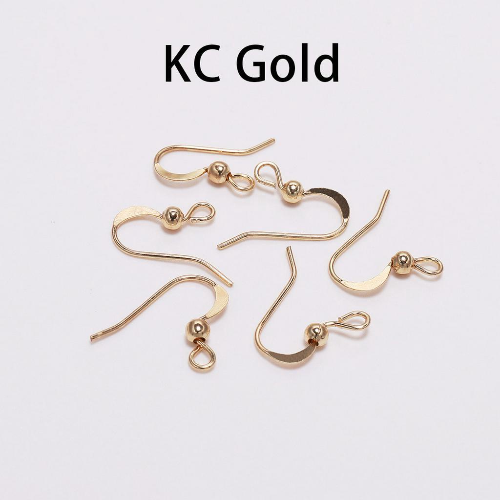 Set 100 đuôi móc làm bông tai dài 19*18mm nhiều màu sắc dành cho làm trang sức