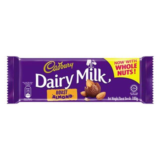 Socola Cadbury Dairy Milk hạnh nhân 100g