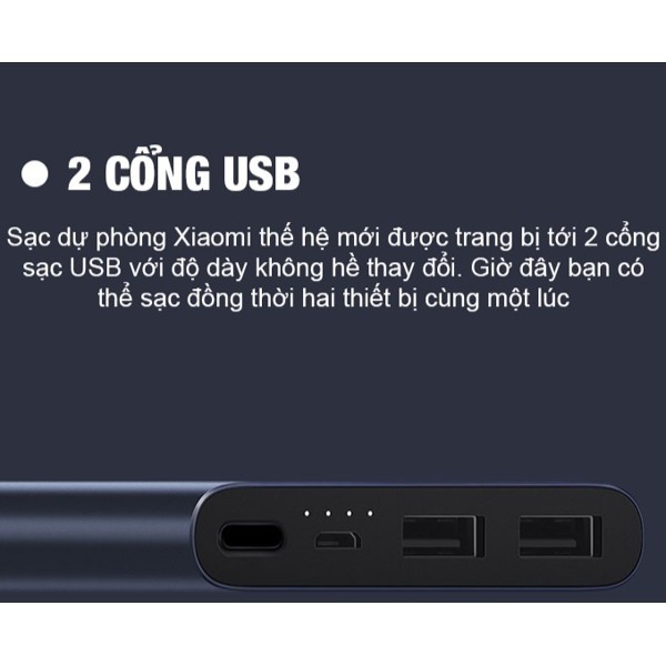 (CHUYÊN GIÁ SỈ) (CHUYÊN SỈ LẺ) (Gen 2 New - 2018) Pin Sạc Dự Phòng Xiaomi 2S 10000mAh FULLBOX (GIÁ RẺ) (SIÊU RẺ)