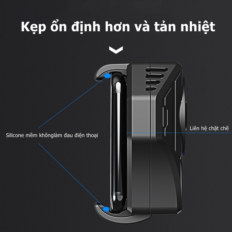 Quạt tản nhiệt gaming cho điện thoại MEMO DL01, Công nghệ làm mát bán dẫn, Mini quạt tản nhiệt cầm tay PUBG