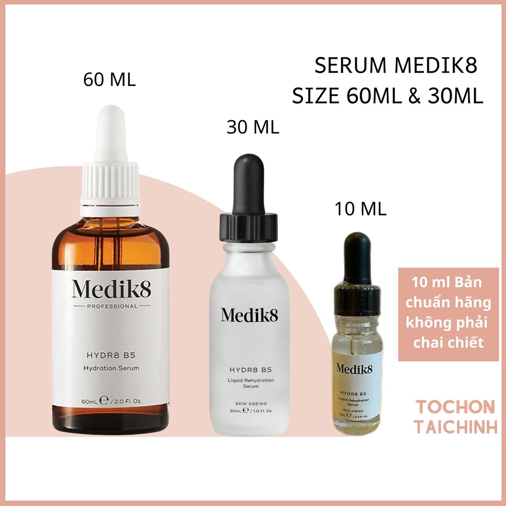 Serum dưỡng ẩm phục hồi Medik8 Hydr8 B5 size 60ml [DATE 1/2024]