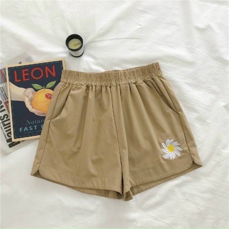 Quần short, quần đùi nữ vải thun da cá cạp cao dây rút, freesize 40-57kg rất đẹp và thoải mái | BigBuy360 - bigbuy360.vn