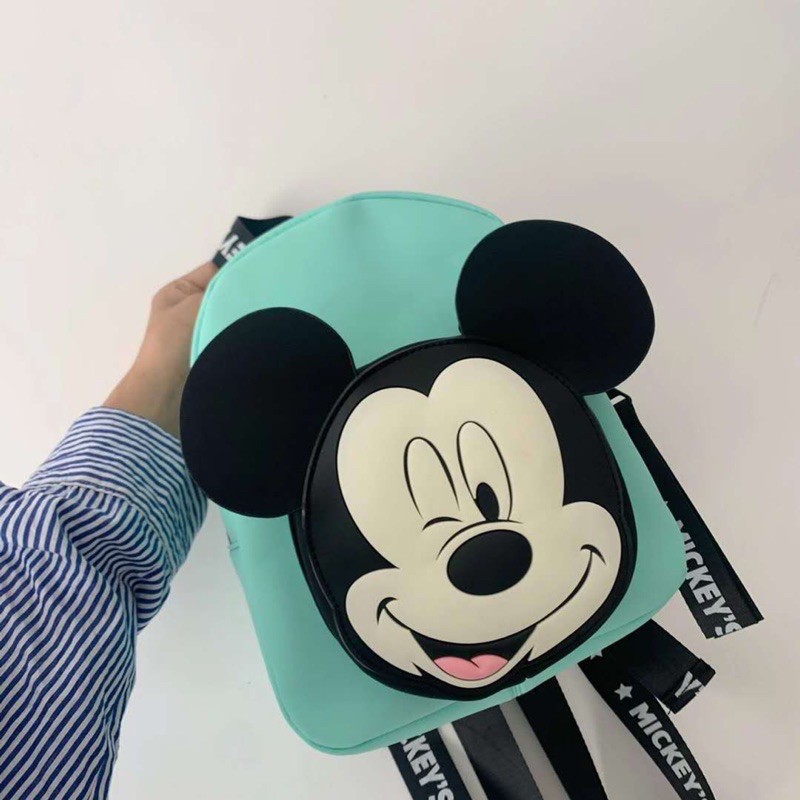 Balo mickey cho bé trai - gái mầm non hoạt hình , ba lô trẻ em mẫu giáo BL01