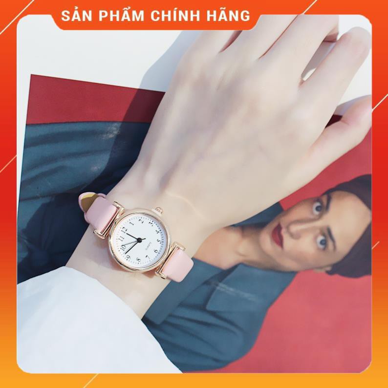 [Hàng Chính Hãng]  Đồng hồ thời trang nữ dây da AKS05 mặt số dể dàng xem giờ [Uy tín về chất lượng] | BigBuy360 - bigbuy360.vn