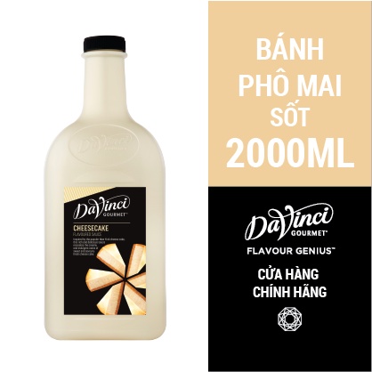 Sốt Phô Mai / Cheesecake Sauce - DaVinci Gourmet (2L)