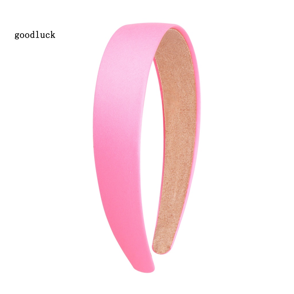 Chúc may mắn| Băng Đô Cài Tóc Màu Trơn 3cm Độ Bền Cao