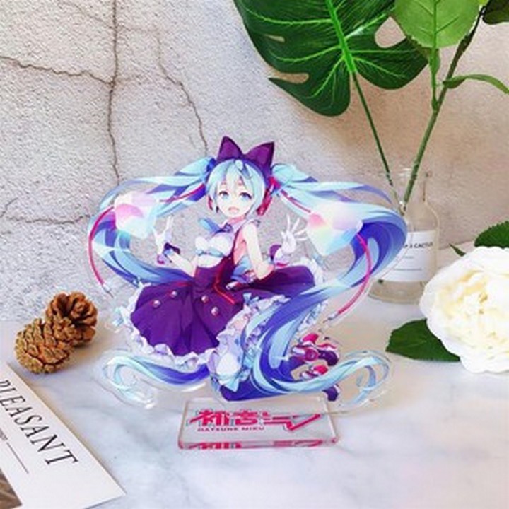 (new) Standee Miku Hatsune Tượng Acrylic Standee Anime mica trang trí trưng bày