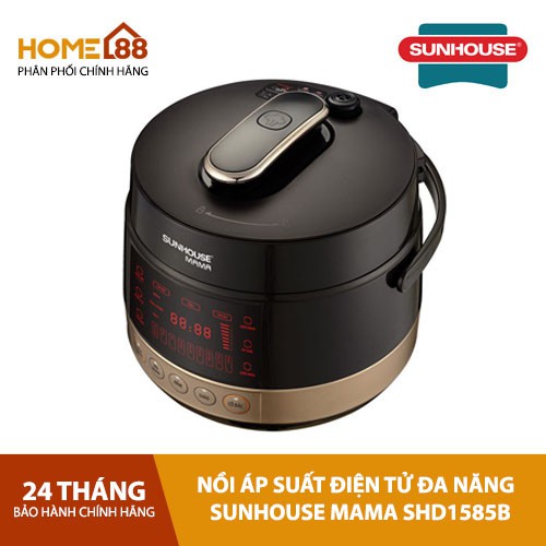 Nồi áp suất điện tử đa năng Sunhouse Mama SHD1585B chính hãng giá tốt
