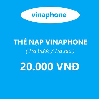 Thẻ cào Vinaphone 20.000đ
