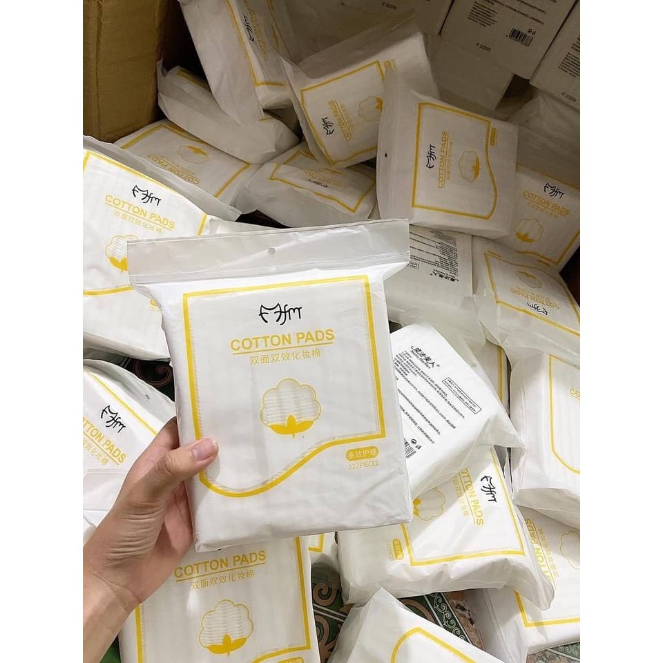 Bông Tẩy Trang 3 Lớp 222 Miếng Cotton