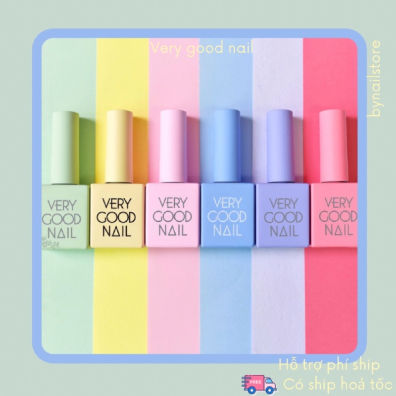 [Very good nail] Sơn gel cao cấp Hàn Quốc tone màu pastel (1pcs)