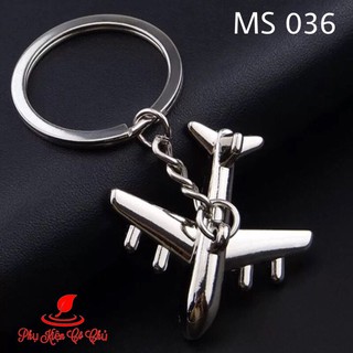 Móc Khóa Máy Bay Kim Loại Cao Cấp- MS036