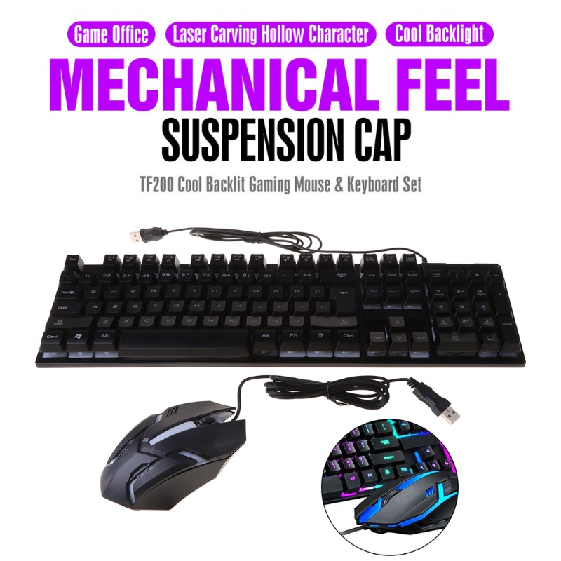 Bàn Phím Cơ 104 Phím Có Đèn Led Cho Game Thủ Hold Tf200 | BigBuy360 - bigbuy360.vn