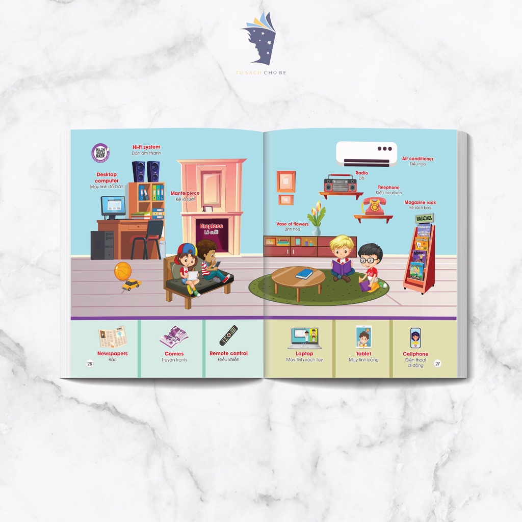 Sách - Bé Chinh Phục 2000 Từ Vựng Tiếng Anh - My First 2000 English Words