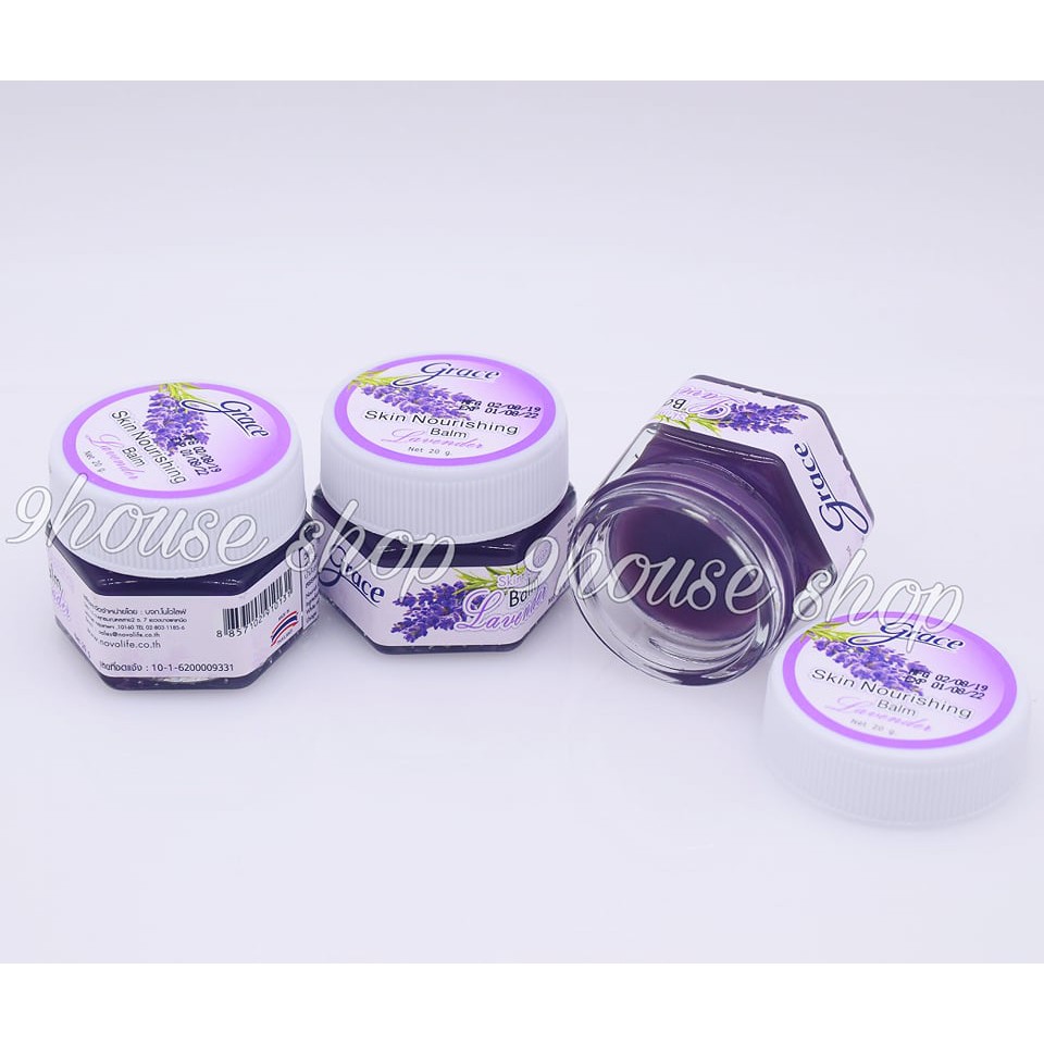 LỐC 12 Hủ Dầu Cù Là Giúp Ngủ Ngon Grace Lavender Thái Lan 20gram