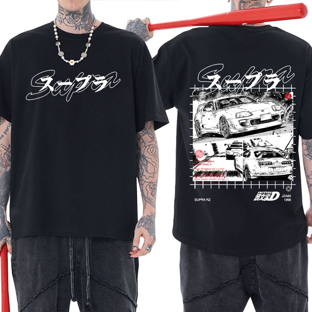 Áo Thun Tay Ngắn Hai Mặt Ae86 Initial D