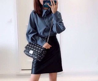 TÚI MK SLOAN CHẦN (đen/đỏ)