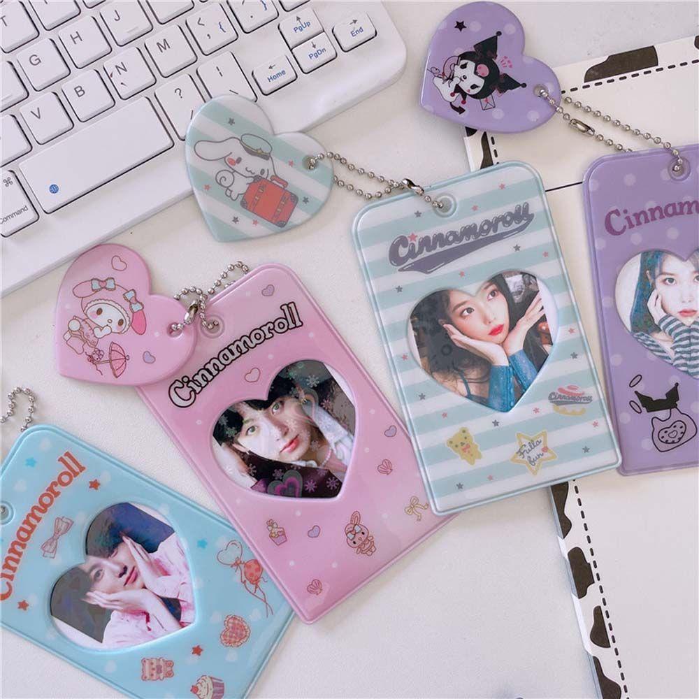 Vỏ Bọc Thẻ Chống Thấm Nước Có Móc Khóa In Hình Idol Dễ Thương Giá Đỡ