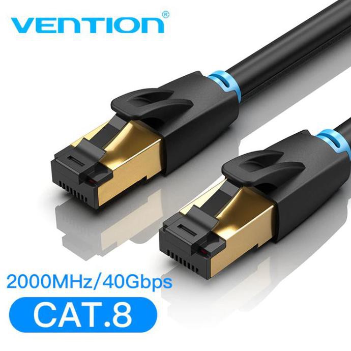Vention Dây Cáp Mạng Lan 0.5m Rj45 Cat8 Cat.8 Gigabit 40gbps | BigBuy360 - bigbuy360.vn