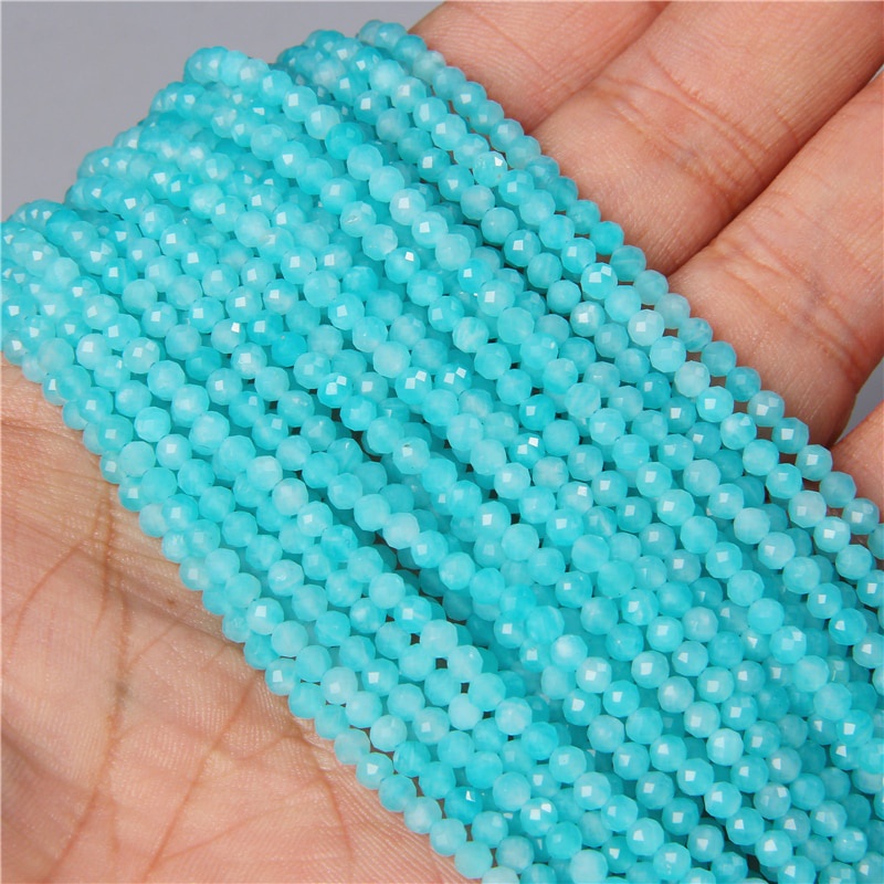 Chuỗi Hạt Đá Tự Nhiên Màu Đỏ 3mm 15 "Dùng Làm Trang Sức diy