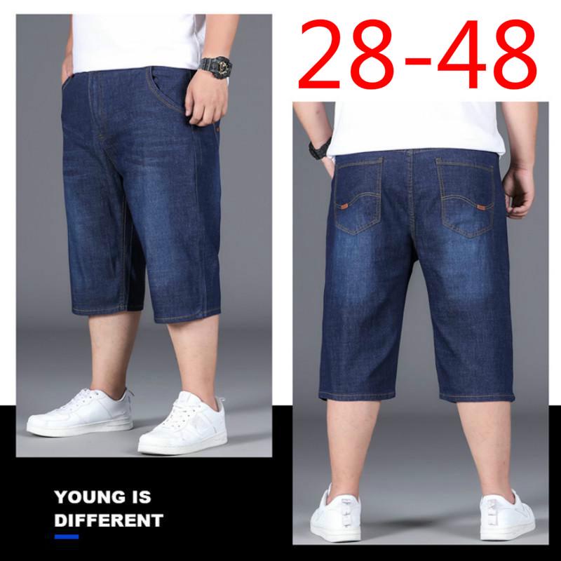 Quần short jean rách lưng thun Size lớn Size 28-50 thời trang