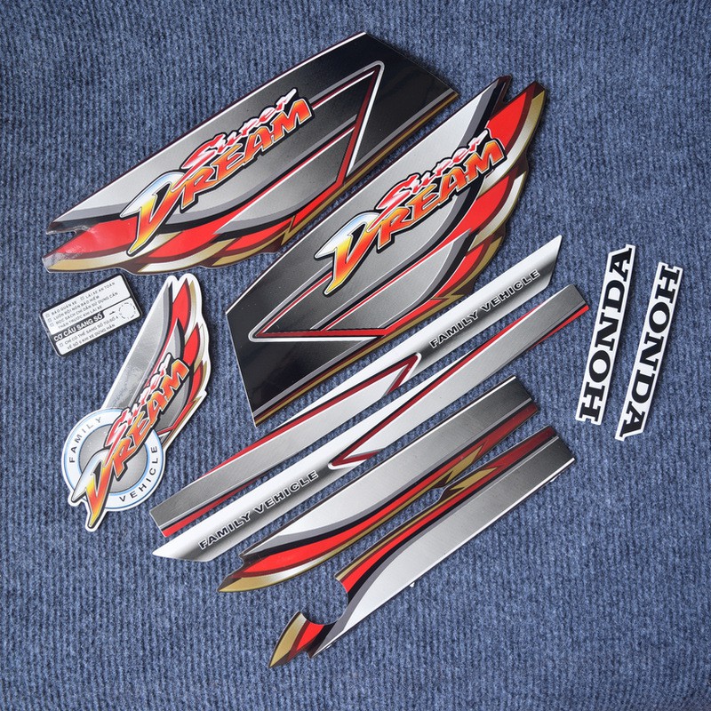 [CHUẨN TEM THÁI] BỘ TEM 3 LỚP HÀNG XỊN CHO SUPER DREAM ĐỜI 2008