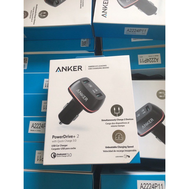 ♥️ Tẩu OTO ANKER 42W 3.0 Anker A2224 ♥️