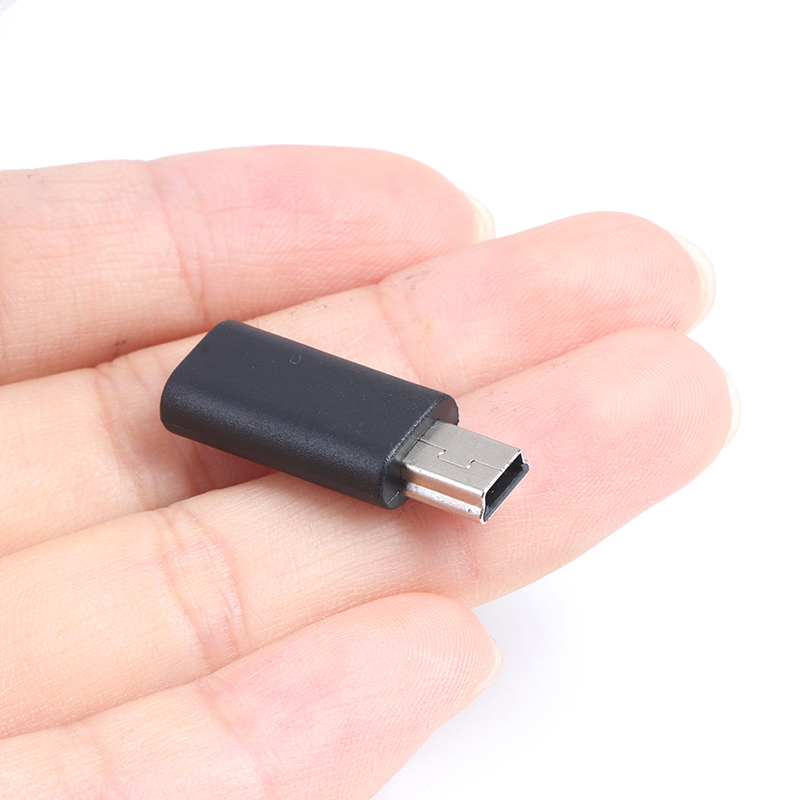 Đầu Chuyển Đổi Cổng Micro USB Sang Mini USB Màu Đen