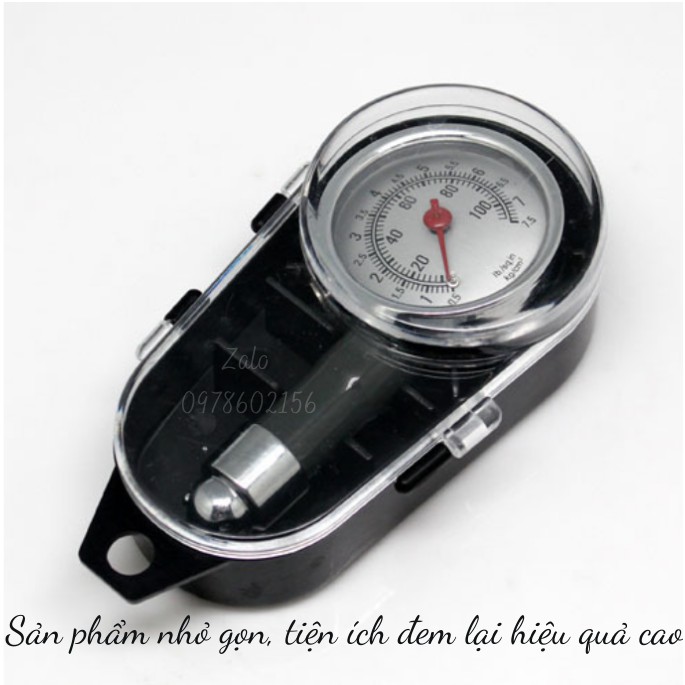 Đồng hồ đo áp suất lốp cho ô tô, xe máy