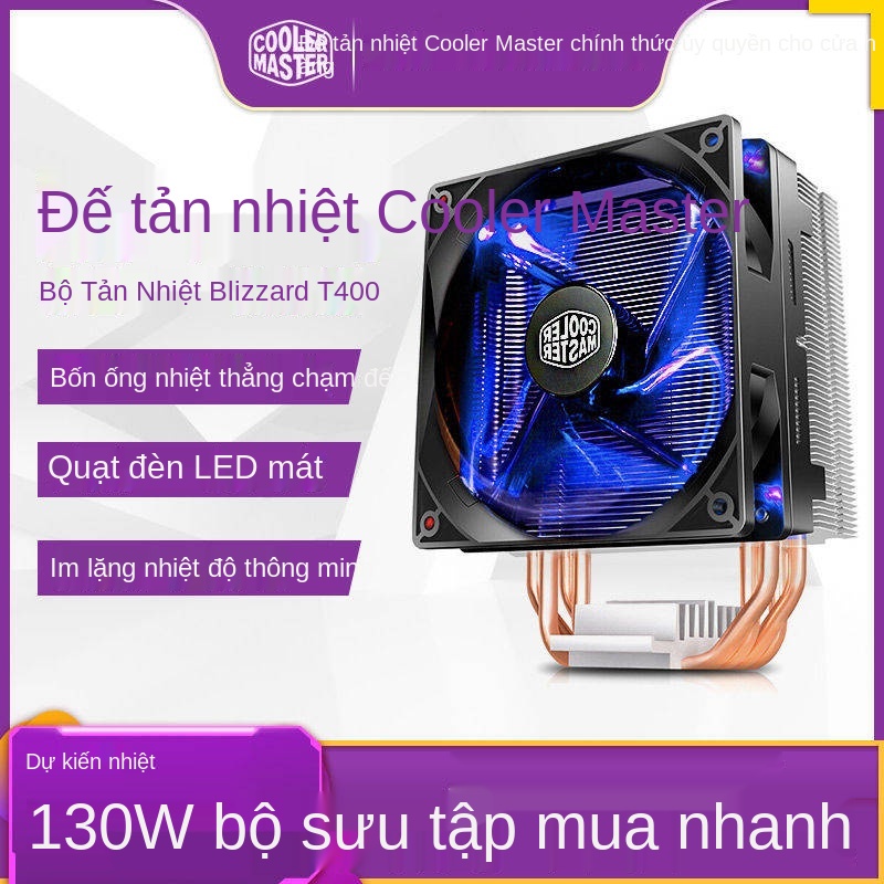 Cool SUPREME T400i / T400Argb / T400 Bộ tản nhiệt CPU máy tính để bàn chuyên nghiệp Air Cool AMD AM4