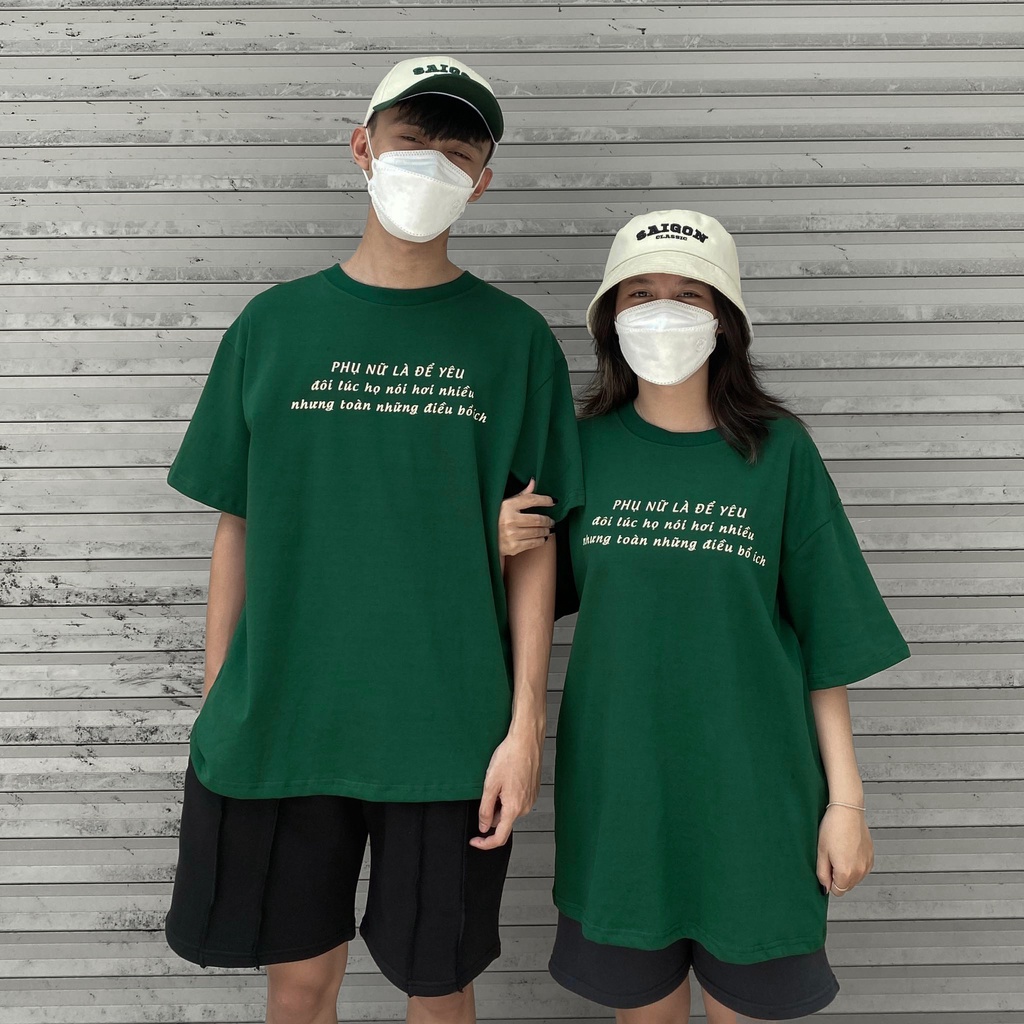 ÁO THUN FF FORM RỘNG 280 GSM YÊU PHỤ NỮ TEE