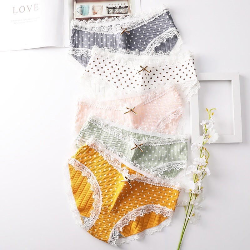 QUẦN LÓT COTTON NỮ [ HÀNG CAO CẤP ] quần lót nữ kháng khuẩn tuyệt đối, thấm hút và co dãn tốt Mã NOT01 | BigBuy360 - bigbuy360.vn