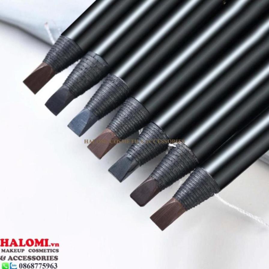 Chì xé kẻ mày Haozhuang cứng phẩy sợi Eyebrow Pencil sắc nét chuyên dùng cho Makeup trang điểm LL18 | BigBuy360 - bigbuy360.vn