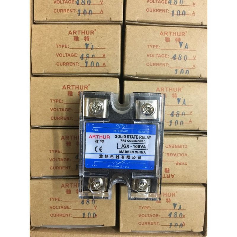 100VA - SOLID Relay bán dẫn Arthur 100VA JGX-100VA - JGX-100VA cho nồi phở, điều chỉnh công suất nồi phở nồi đun nước