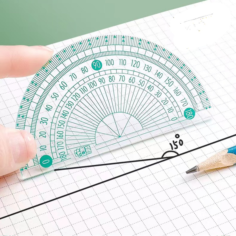 Bộ Dụng Cụ Compa Và Thước Kẻ Hình Tam Giác Cho Học Sinh